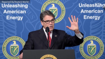 U.S. Energy Secretary Perry Unsure If Trump's Views On Tariffs Are Final