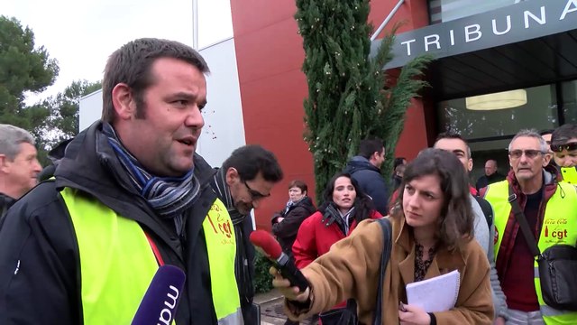 La réaction du délégué CGT Sylvain Baeza au sortir de l'audience.