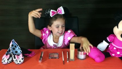 Maquillaje de Minnie Mouse de disney | Disfraz de Minnie Mouse