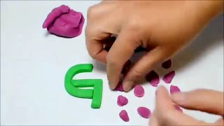 How to make Play-Doh Alphabet, Play-Doh ABC (F, G, H, I, J)