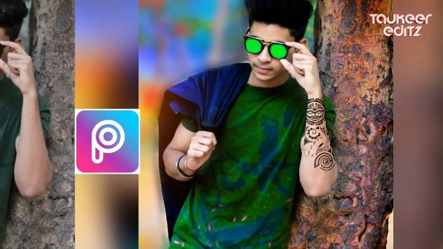 Awesome Cb Editing Tutorial || Boy Stand Behind Tree || Picsart Editing Tutorial