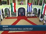 Raul Castro Visits Mexico and Signs 5 Agreements