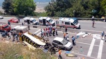Otobüs kazasında 24 kadının hayatını kaybettiği kazanın arşiv görüntüleri