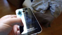 Tempered Gorilla Mirror Glass Aluminum Case For Galaxy S7 Edge