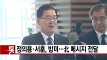 [YTN 실시간뉴스] 정의용·서훈, 방미...北 메시지 전달 / YTN