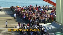 US Embassy re-opens in Cuba