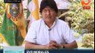 Evo Morales congrats the 10th anniversary of teleSUR