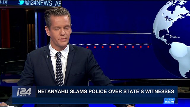 i24NEWS DESK | Netanyahu slams police over State's witnesses | Thursday, March 8th 2018