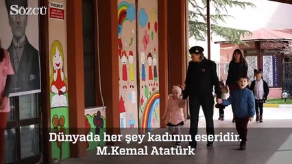 Jandarma'dan 8 Mart Dünya Kadınlar Günü videosu