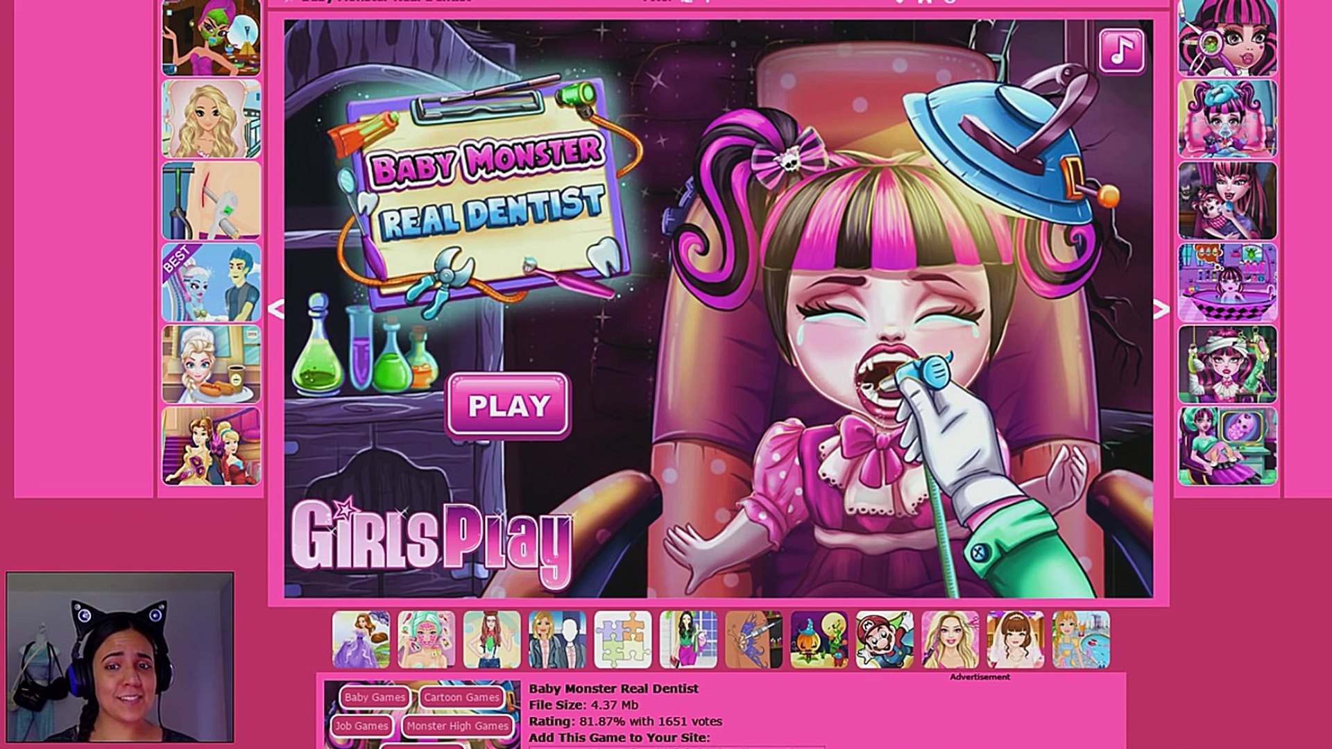 monster high games for girls