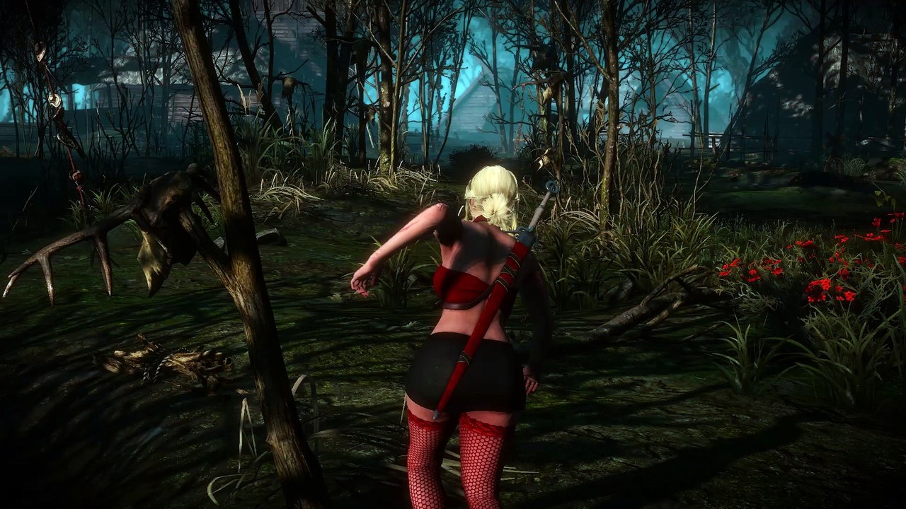 [Deutsch] The Witcher 3 Ciri Buckelsumpf Sequenz