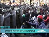 Students, Teachers and Mapuches Protest in Chile