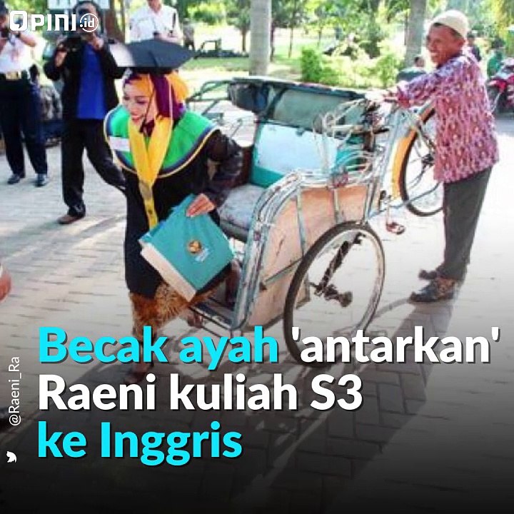 #1MENIT | Becak Ayah Antarkan S3