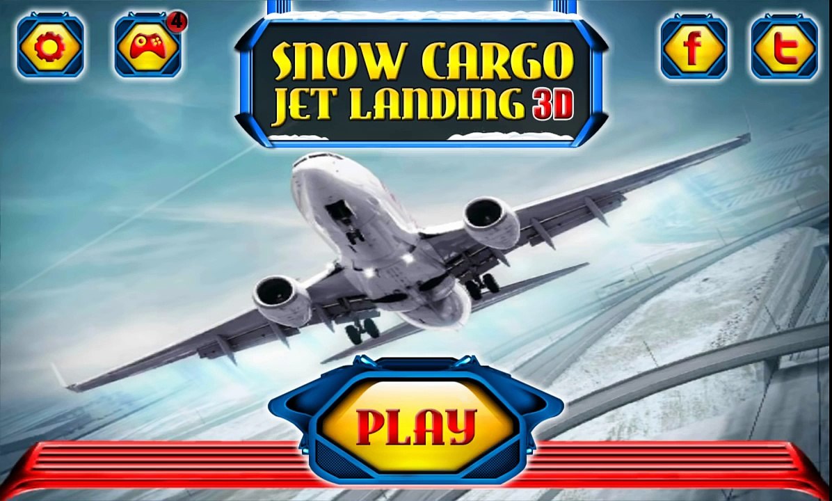 Snow Cargo Jet Landing 3D - Android Gameplay HD