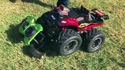 Ryan PLAYTIME AT THE PARK with Paw Patrol Power Wheels and opening egg surprise