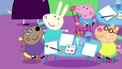 Georges First Day At Playgroup - Peppa Pig Stories For Kids