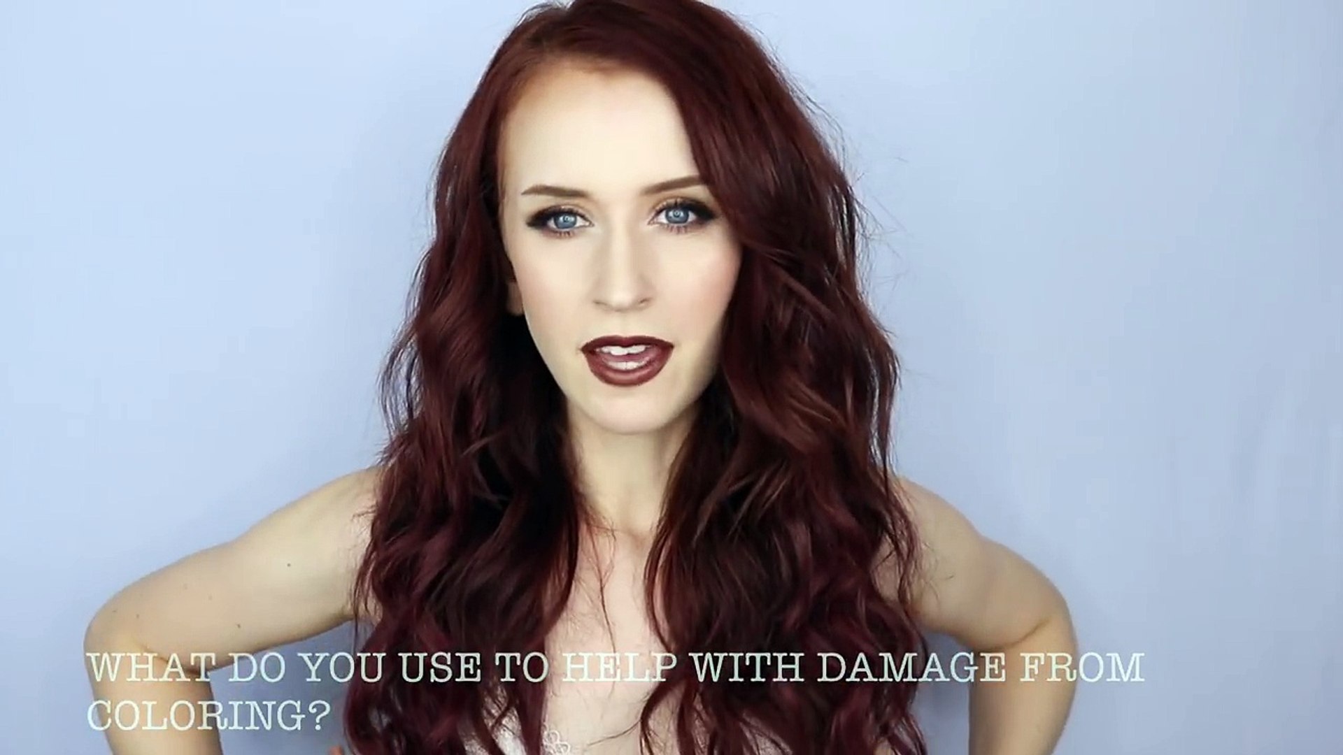 How I Dye My Hair Burgundy Auburn Hair Q A Video Dailymotion