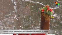 Russia Marks 70th Anniversary of Leningrad Siege