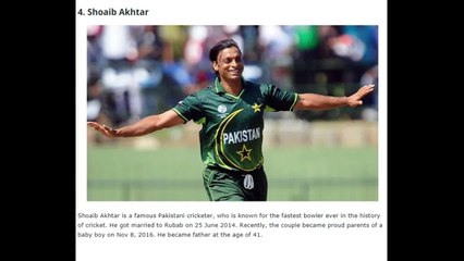 Famous Cricketers Who Became Parents At Old Age