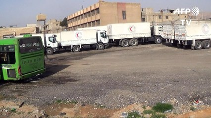 Syrie: des aides prévues pour la Ghouta bloquées à un checkpoint