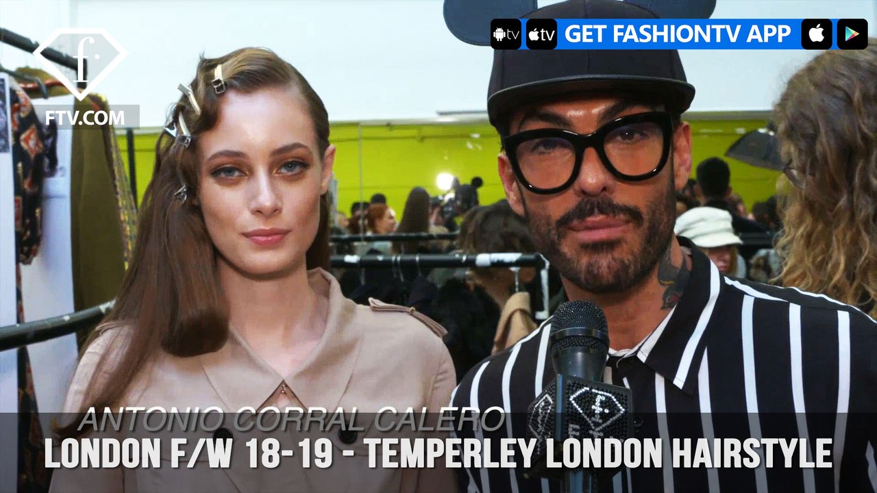 London Fashion Week Fall/Winter 18-19 - Temperley London Hairstyle | FashionTV | FTV
