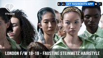 London Fashion Week Fall/Winter 18-19 - Faustine Steinmetz Hairstyle | FashionTV | FTV