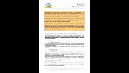 LA délégation de pouvoirs associations