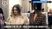 London Fashion Week Fall/Winter 18-19 - Paul Costelloe Hairstyle | FashionTV | FTV