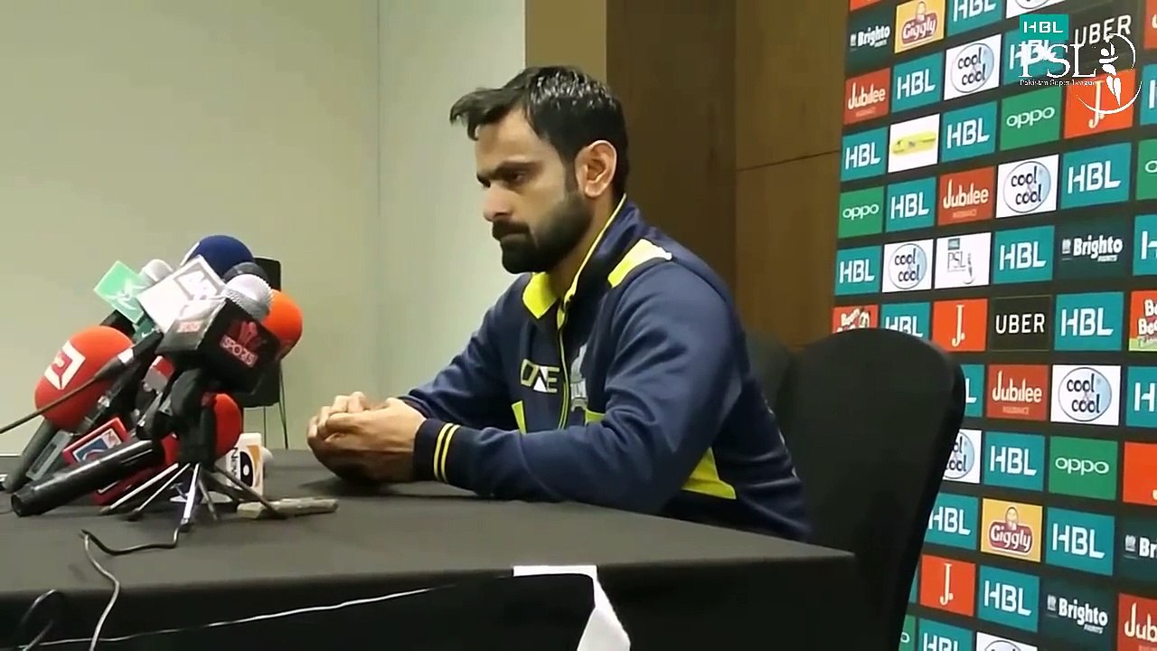 HBL PSL 2018  Mohamamd Hafeez Post Match Press Conference  Multan Sultans Vs Peshawar Zalmi