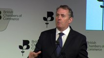 Liam Fox slams media reports of an “economic black hole”