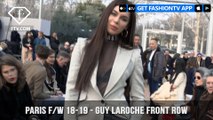 Paris Fashion Week Fall/Winter 2018-19 - Guy Laroche Front Row | FashionTV | FTV