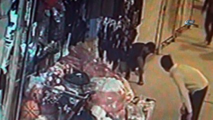 İş yerine giren hırsızı pusu kurarak yakaladı