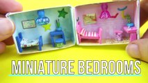 How to Make Miniature Matchbox Dollhouses Tutorial - Pool, Living-Room, Boy & Girl Bedrooms