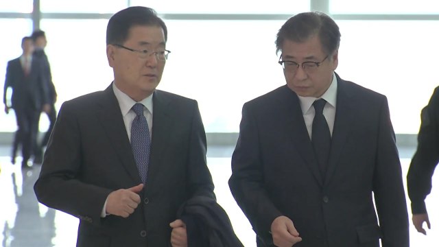 정의용·서훈 미국 방문...北 메시지 전달 예정 / YTN