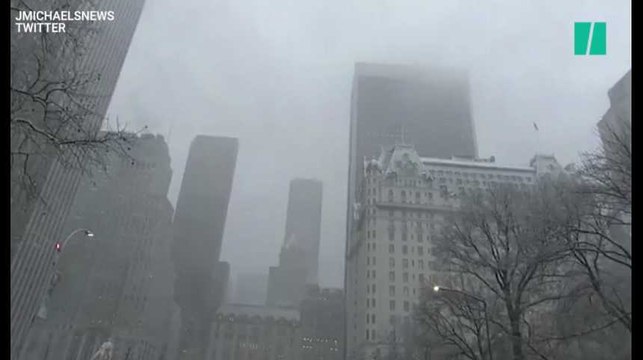 Les images de l'orage de neige qui a touché le nord-est des États-Unis