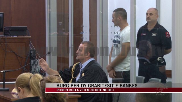 Burg për dy grabitësit e bankës - News, Lajme - Vizion Plus
