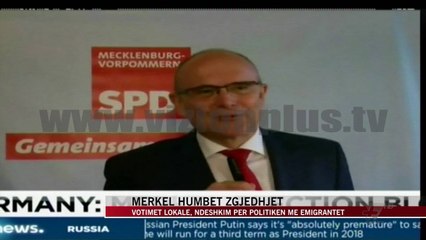 Merkel humb zgjedhjet në Meklenburg - News, Lajme - Vizion Plus