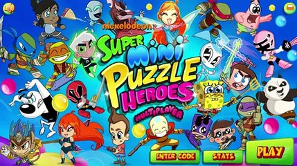 Nickelodeon Super Mini Puzzle Heroes- Nickelodeon Games