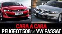 VÍDEO: cara a cara Peugeot 508 vs Volkswagen Passat