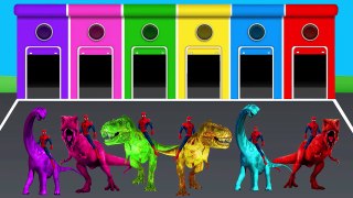 Learn colors with Animals Transporter for Kids I Learn Animals & Dinosaurs for Children and Toddlers