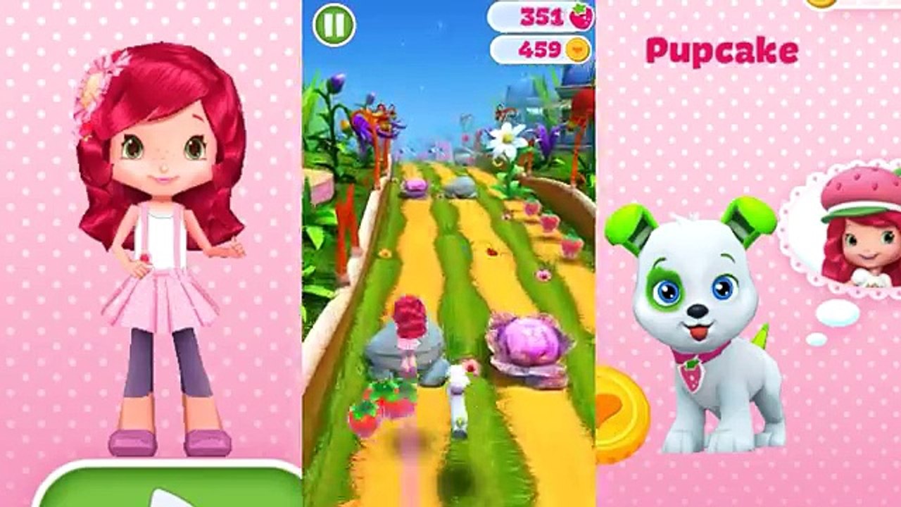 Strawberry Shortcake Berry Rush & PUPCAKE Gameplay makeover for Kid. Ep.18