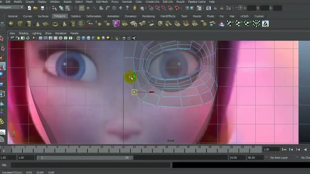 Speed Modeling Anna (Frozen) - In Maya