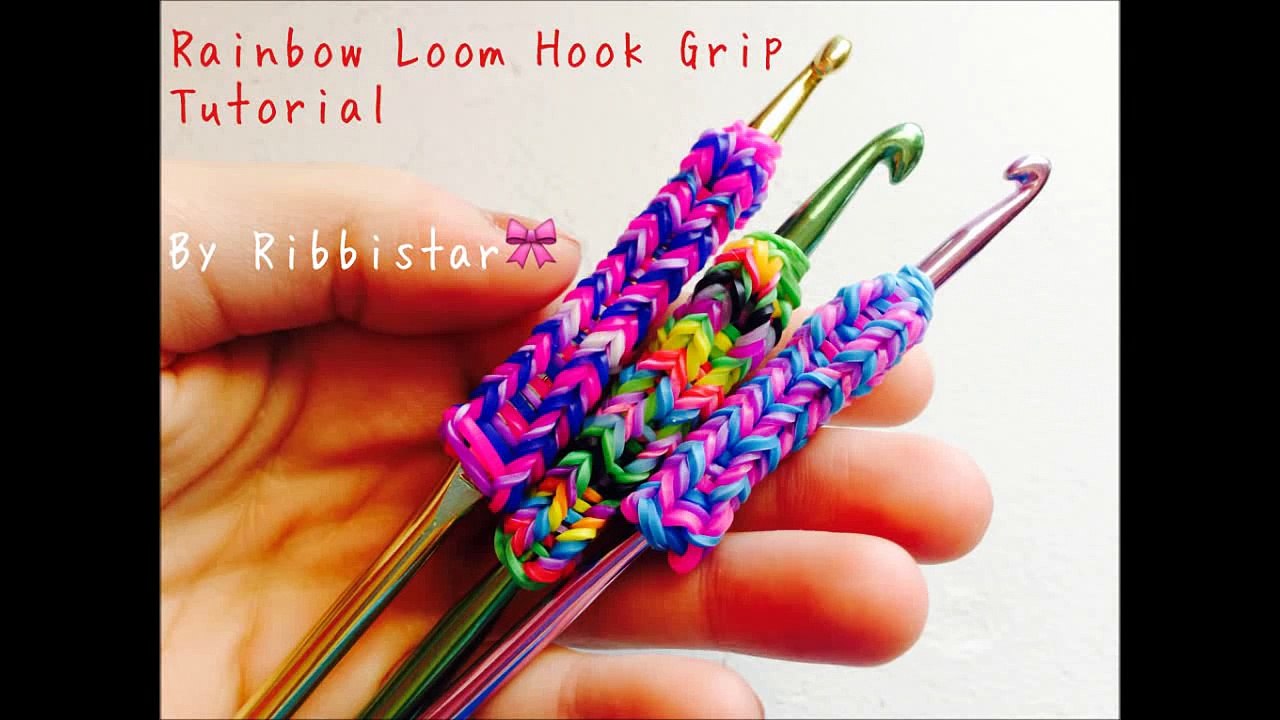 Rainbow Loom Hook Grip Tutorial by Ribbistar