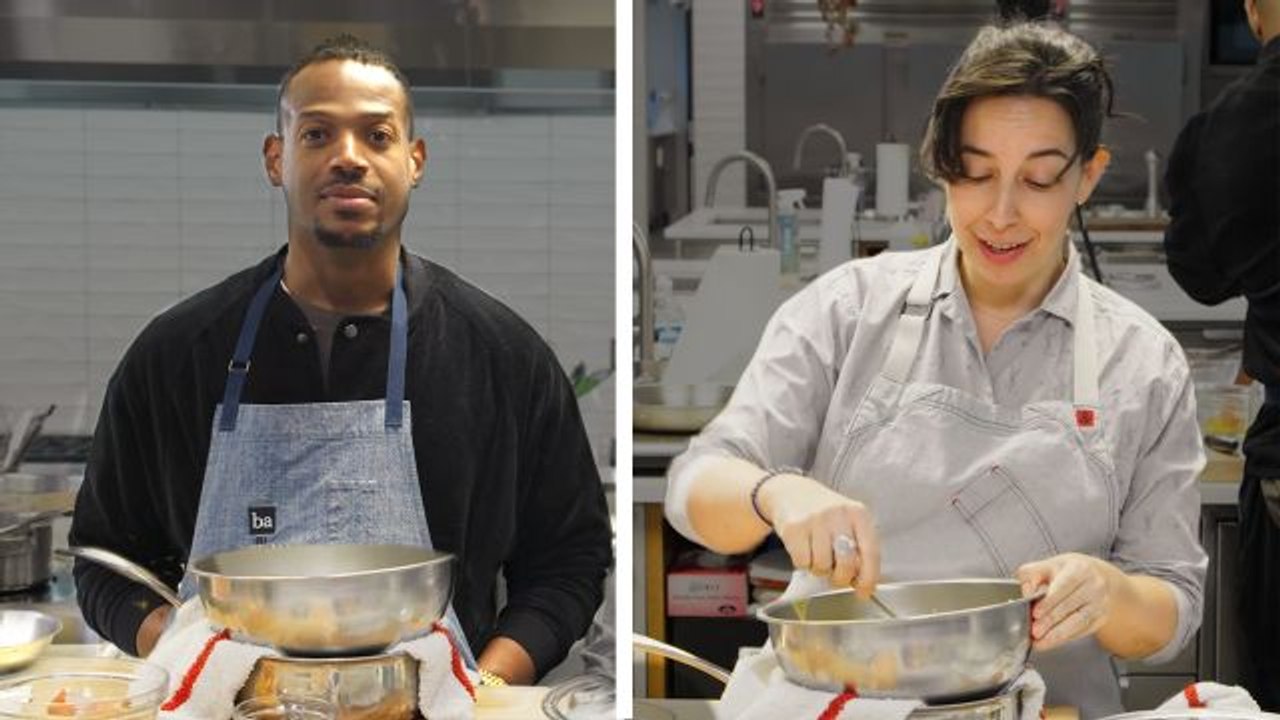 Marlon Wayans Tries to Keep Up With Carla