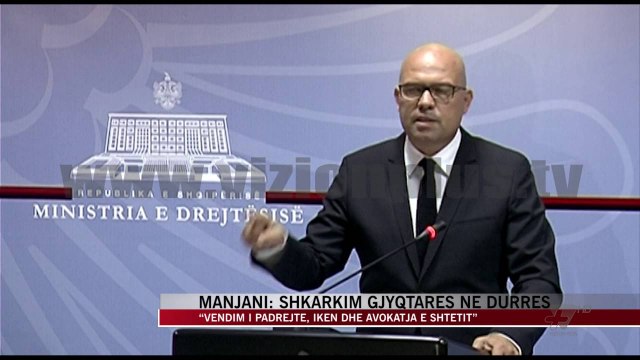 Manjani: Shkarkim gjyqtares në Durrës - News, Lajme - Vizion Plus