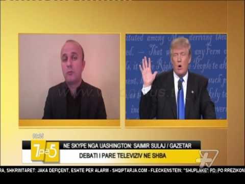 7pa5 - Debati i pare televiziv ne SHBA - 27 Shtator 2016 - Show - Vizion Plus