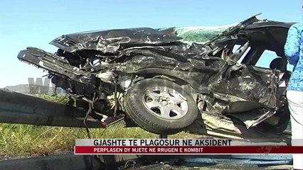 Gjashtë të plagosur në aksident - News, Lajme - Vizion Plus