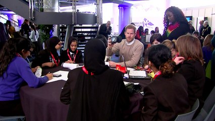 Prince Harry and Meghan encourage girls to study science