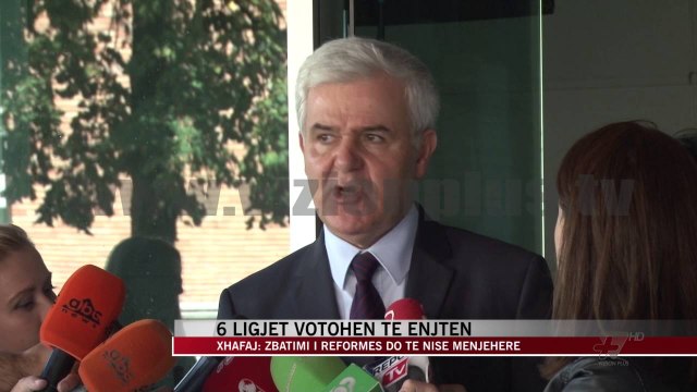 Xhafaj: Zbatimi i reformës do të nisë menjëherë - News, Lajme - Vizion Plus