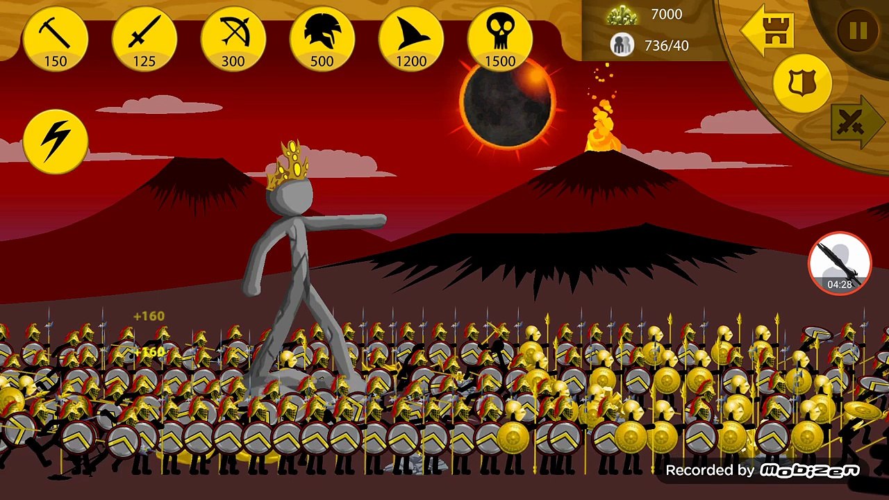 Stick War Legacy | Massive 700 Troop Battle! | Griffon The Greats,Golden Speartons And Elites!